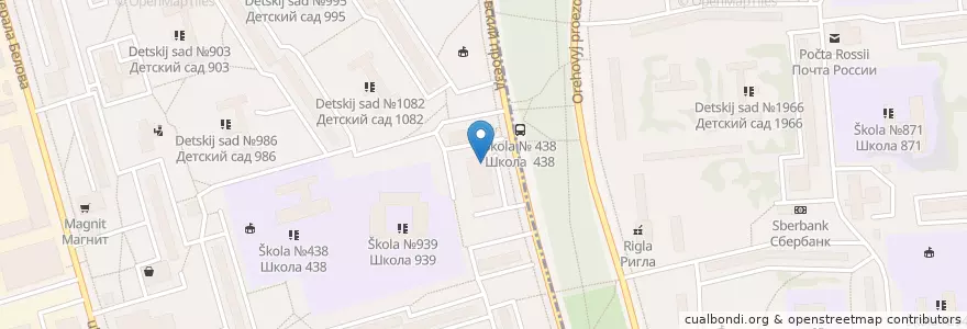 Mapa de ubicacion de А-мега en Россия, Центральный Федеральный Округ, Москва, Южный Административный Округ.
