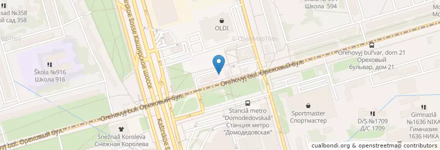 Mapa de ubicacion de Здоров.ру en روسيا, Центральный Федеральный Округ, Москва, Южный Административный Округ.