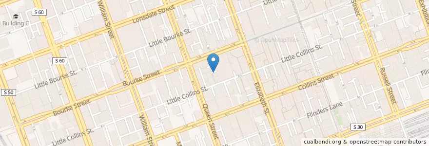 Mapa de ubicacion de CBD en Австралия, Виктория, City Of Melbourne.