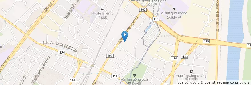 Mapa de ubicacion de 茶湯會 en 台湾, 新北市, 樹林区.