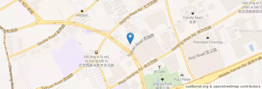 Mapa de ubicacion de Panda Education en Китай, Шанхай.