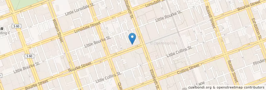 Mapa de ubicacion de Priceline Pharmacy en Australien, Victoria, City Of Melbourne.