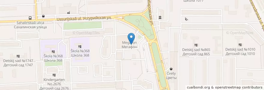 Mapa de ubicacion de Сбербанк en Россия, Центральный Федеральный Округ, Москва, Восточный Административный Округ, Район Гольяново.