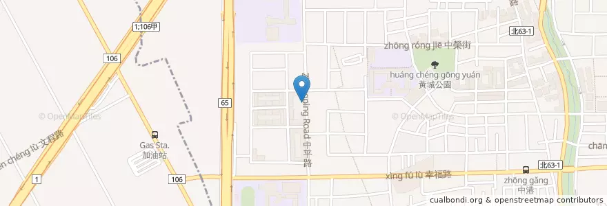 Mapa de ubicacion de 淡水信用合作社 en Тайвань, Новый Тайбэй.