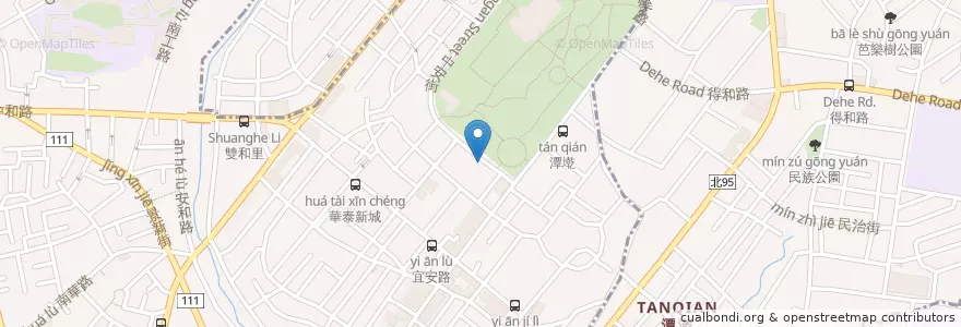 Mapa de ubicacion de 99 Café en Taïwan, Nouveau Taipei, Chungho, 永和區.