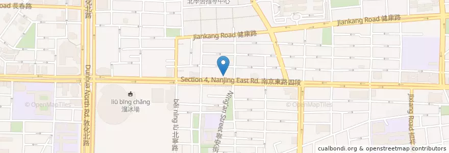 Mapa de ubicacion de 溫州大餛飩 en Tayvan, 新北市, Taipei, 松山區.