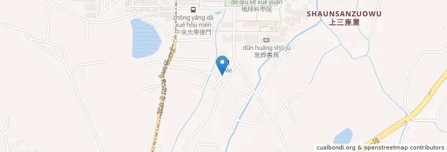 Mapa de ubicacion de 幸福廚房 en Taiwan, Taoyuan, Distretto Di Pingzhen.