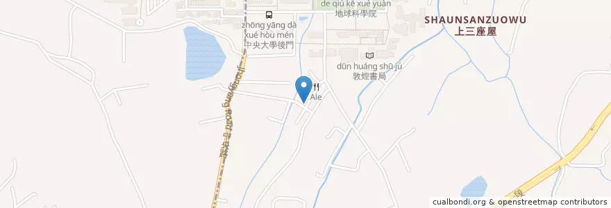 Mapa de ubicacion de 火靠窯Pizza en Taiwan, Taoyuan, Pingzhen District.