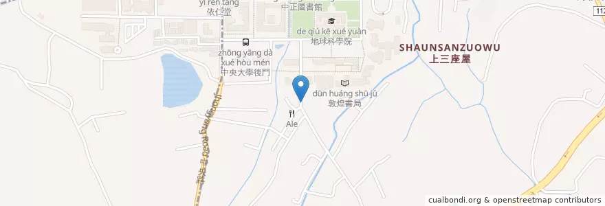 Mapa de ubicacion de 咖哩老師 en Taiwan, 桃園市.
