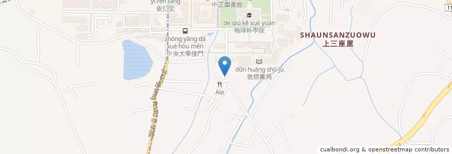 Mapa de ubicacion de 鬼島漢堡 en Taiwan, 桃園市.