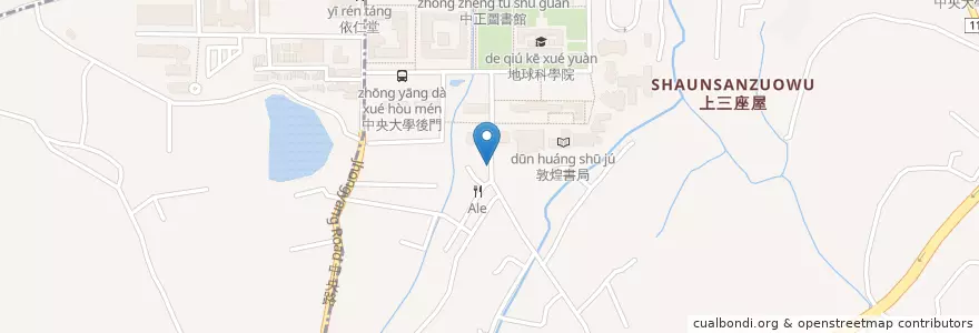Mapa de ubicacion de 東東生鮮手工大水餃 en Taiwan, 桃園市.