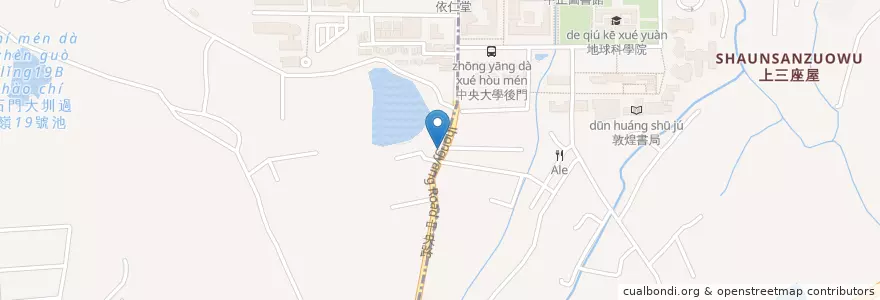 Mapa de ubicacion de 廚窗食坊 en 臺灣, 桃園市, 平鎮區.