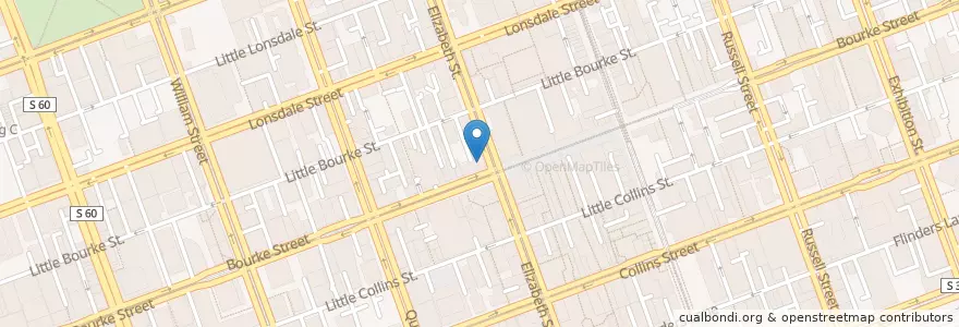 Mapa de ubicacion de Pacific Smiles Dental en オーストラリア, ビクトリア, City Of Melbourne.