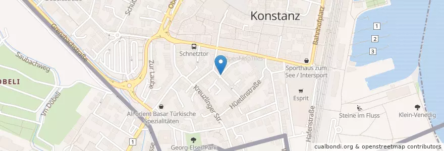 Mapa de ubicacion de Beyzade en آلمان, بادن-وورتمبرگ, Bezirk Kreuzlingen, Regierungsbezirk Freiburg, Landkreis Konstanz, Kreuzlingen, Verwaltungsgemeinschaft Konstanz, Konstanz.