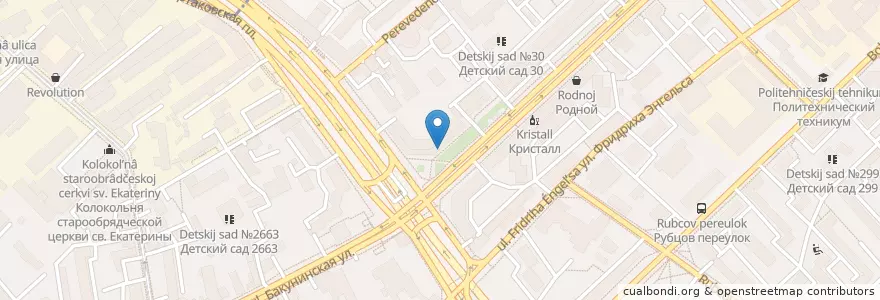Mapa de ubicacion de Корчма "Тарас Бульба" en Rusia, Центральный Федеральный Округ, Москва, Центральный Административный Округ, Басманный Район.