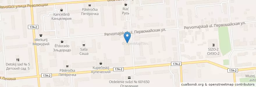 Mapa de ubicacion de Додо en Rusia, Distrito Federal Central, Óblast De Vladímir, Александровский Район, Городское Поселение Александров.