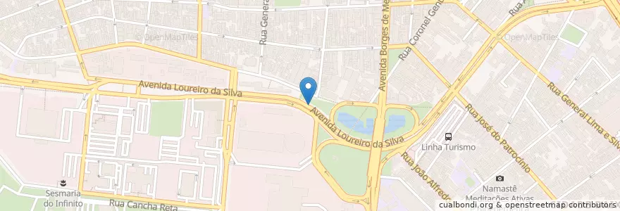 Mapa de ubicacion de Bike PoA - 10 UFRGS Administração en 브라질, 남부지방, 히우그란지두술, Região Metropolitana De Porto Alegre, Região Geográfica Intermediária De Porto Alegre, Região Geográfica Imediata De Porto Alegre, 포르투알레그리.