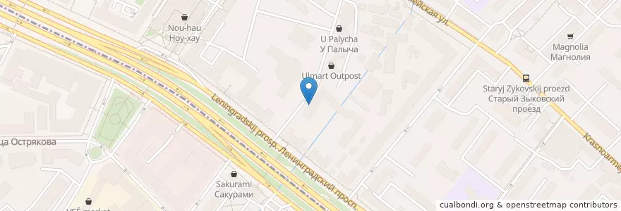 Mapa de ubicacion de Ригла en روسيا, Центральный Федеральный Округ, Москва, Северный Административный Округ, Район Аэропорт.