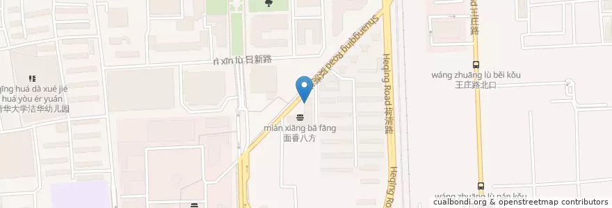 Mapa de ubicacion de 宏状元粥店 en 中国, 北京市, 河北省, 海淀区.