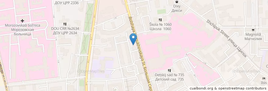 Mapa de ubicacion de HFC Халяль en Rusia, Distrito Federal Central, Москва, Distrito Administrativo Central, Район Замоскворечье.