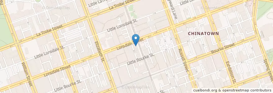 Mapa de ubicacion de Wonton House en Australie, Victoria, City Of Melbourne.