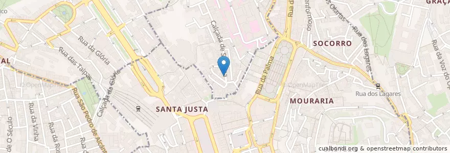 Mapa de ubicacion de Restaurante Mili en ポルトガル, Área Metropolitana De Lisboa, Lisboa, Grande Lisboa, リスボン, Arroios.