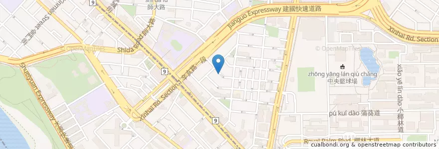 Mapa de ubicacion de 其實豆製所 en Taïwan, Nouveau Taipei, Taipei.