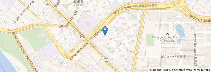 Mapa de ubicacion de 海賊食堂-飯麵小館 en 臺灣, 新北市, 臺北市.