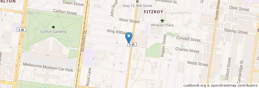 Mapa de ubicacion de DC ATM en Australien, Victoria.