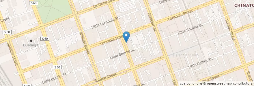 Mapa de ubicacion de Wilson en Australië, Victoria, City Of Melbourne.