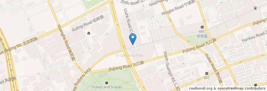 Mapa de ubicacion de 冰雪皇后 en China, Shanghái, Huangpu.