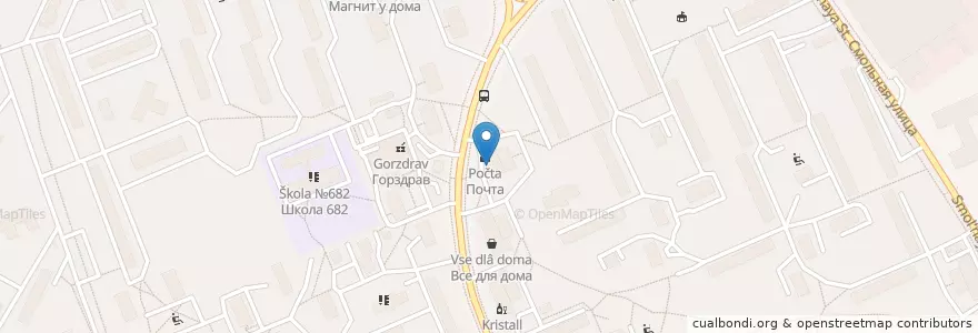 Mapa de ubicacion de Ригла / Живика en Rusia, Distrito Federal Central, Москва, Северный Административный Округ, Головинский Район.