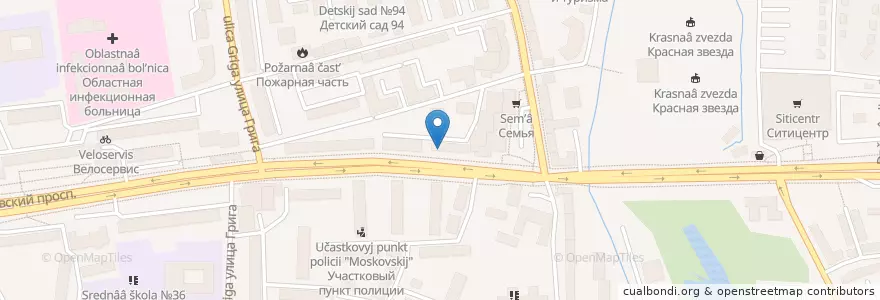 Mapa de ubicacion de Диомед en Russia, Northwestern Federal District, Kaliningrad, Kaliningrad.