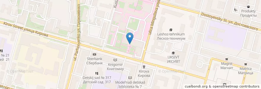 Mapa de ubicacion de Хирургический корпус РКБ en Russia, Circondario Federale Del Volga, Baschiria, Городской Округ Уфа.