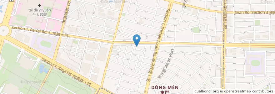Mapa de ubicacion de 阿才的店 en Taiwán, Nuevo Taipéi, Taipéi, 中正區.