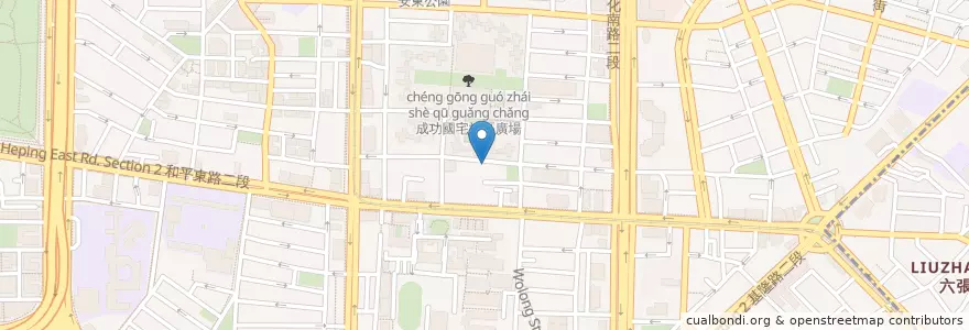 Mapa de ubicacion de 群賢里里民活動場所 en 臺灣, 新北市, 臺北市, 大安區.