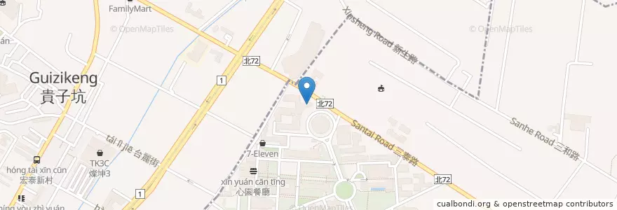 Mapa de ubicacion de 國璽樓圖書館 (醫圖) en تايوان, تايبيه الجديدة.