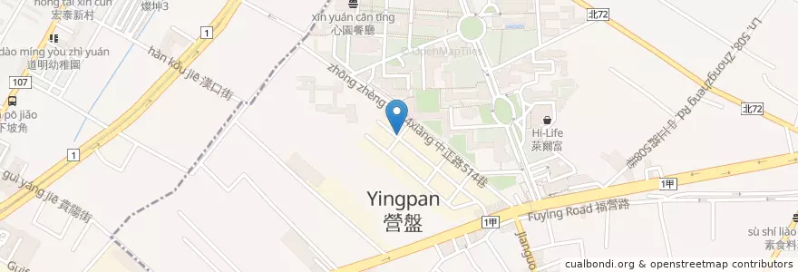 Mapa de ubicacion de 愛玉早餐店 en Taiwan, New Taipei, Xinzhuang District.
