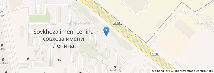 Mapa de ubicacion de Сушишоп en ロシア, 中央連邦管区, モスクワ州, Ленинский Городской Округ.