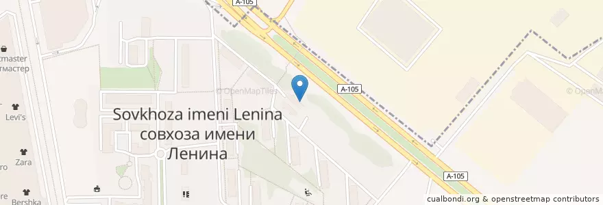 Mapa de ubicacion de Воронцов en روسيا, Центральный Федеральный Округ, محافظة موسكو, Ленинский Городской Округ.