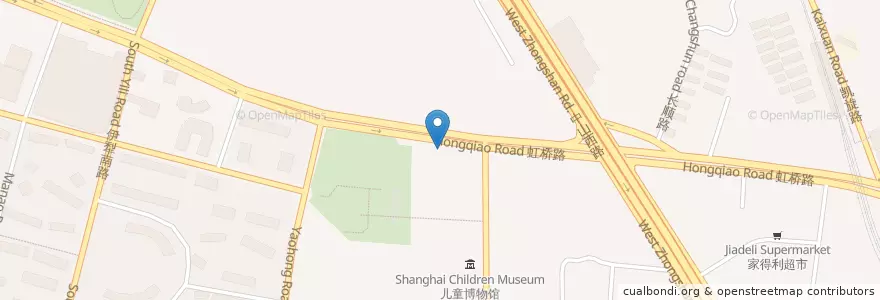 Mapa de ubicacion de KFC en 中国, 上海市.