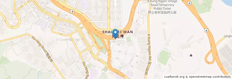 Mapa de ubicacion de 小巴站 Minibus station en Китай, Гуандун, Гонконг, Гонконг, Новые Территории, 東區 Eastern District.