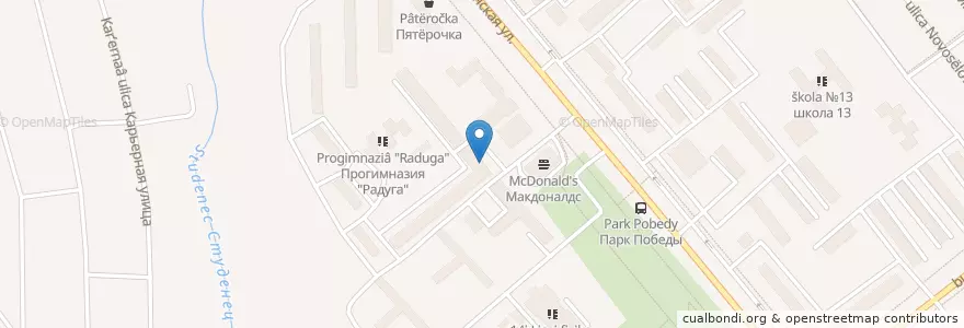 Mapa de ubicacion de Библиотека-филиал №8 en Rusia, Distrito Federal Central, Óblast De Tambov, Тамбовский Район, Городской Округ Тамбов.