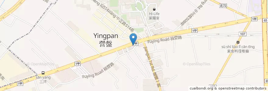 Mapa de ubicacion de 靴子義大利餐館 en Taiwan, Nuova Taipei, Distretto Di Xinzhuang.