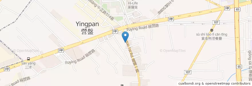 Mapa de ubicacion de 食全池上便當 en Tayvan, 新北市, 新莊區.