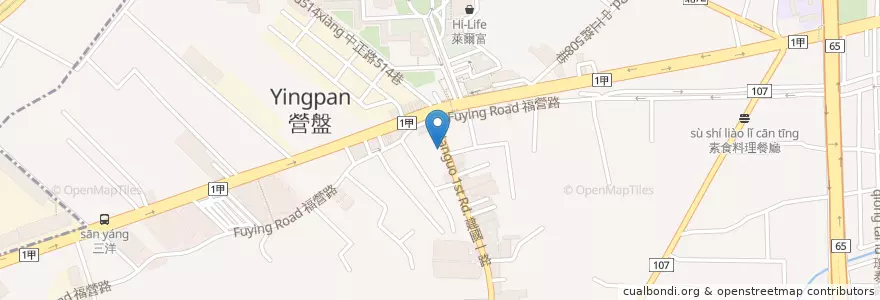 Mapa de ubicacion de 周師傅燒肉飯 en تایوان, 新北市, 新莊區.