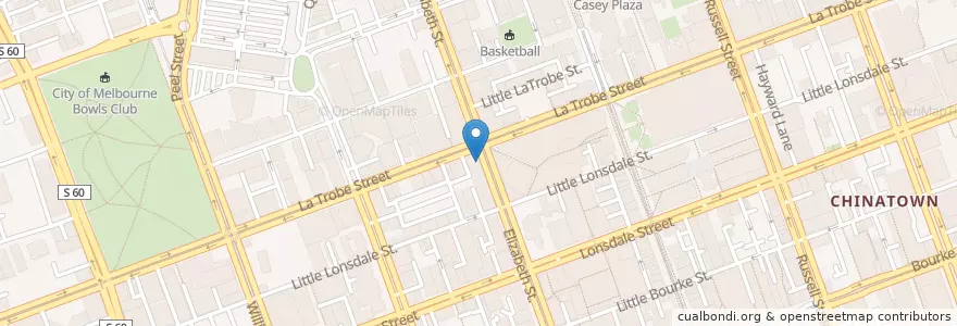Mapa de ubicacion de Isshin Ramen Bar en オーストラリア, ビクトリア, City Of Melbourne.