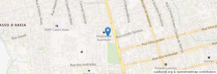 Mapa de ubicacion de Restaurante e lancheira Lucão en Brasilien, Süden, Rio Grande Do Sul, Região Geográfica Intermediária De Santa Maria, Região Geográfica Imediata De Santa Maria, Santa Maria.