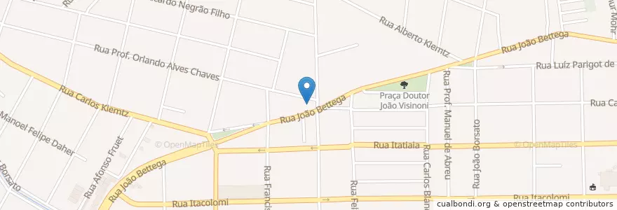 Mapa de ubicacion de Octane en Бразилия, Южный Регион, Парана, Região Geográfica Intermediária De Curitiba, Região Metropolitana De Curitiba, Microrregião De Curitiba, Куритиба.