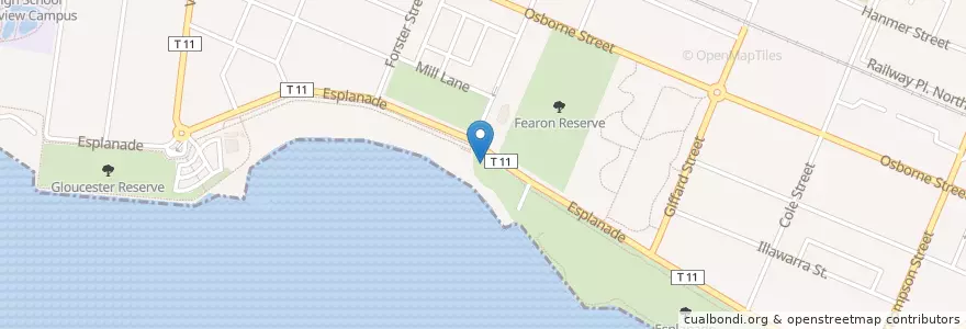 Mapa de ubicacion de Sebastian en Australie, Victoria, City Of Hobsons Bay.